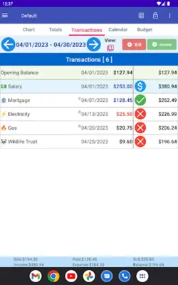 MoBill Budget android App screenshot 14