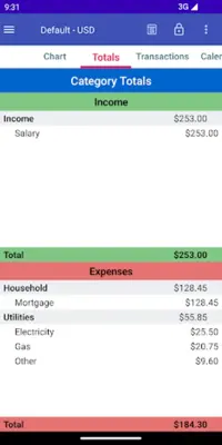 MoBill Budget android App screenshot 20